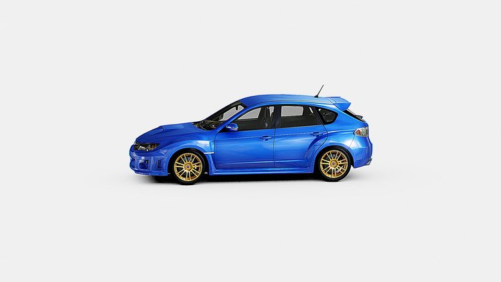 Subaru Impreza WRC STI 2011 | www.vecarz.com – Modèle 3D gratuit STL