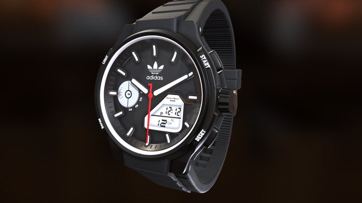 RELOJ ADIEDAS NEGRO – Gratis 3D-model STL