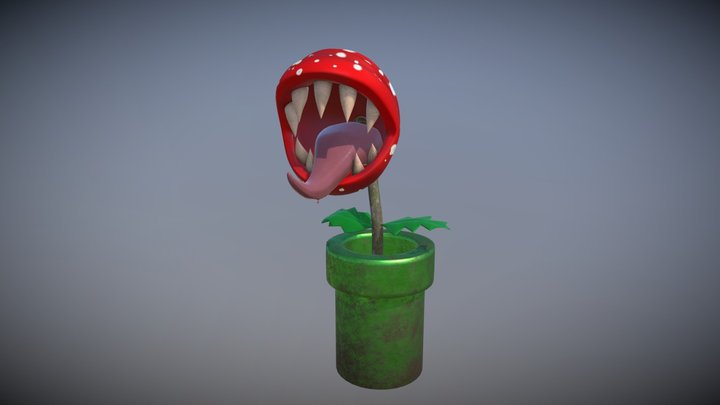 Piranha Plant 3D Model