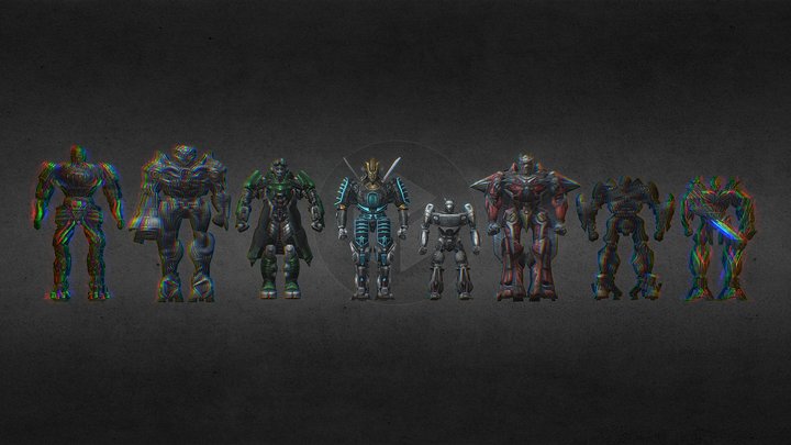 Transformers Age Of Extinction Collection 3D Model