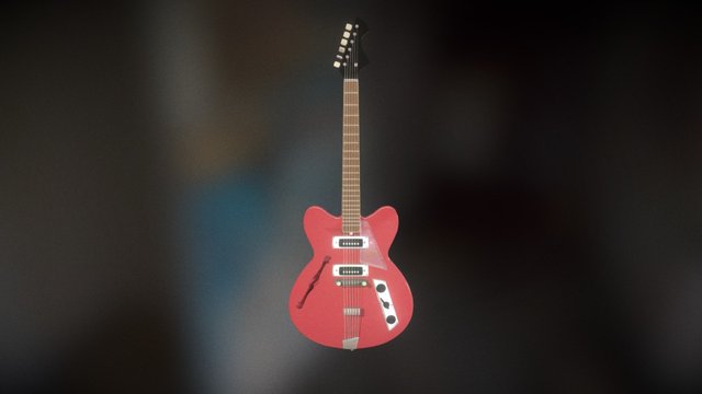 E-Gitarre 3D Model