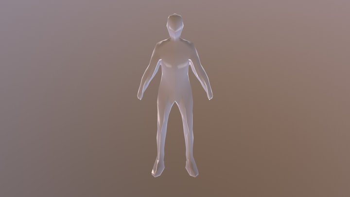 Lowpoly Human 3D Model