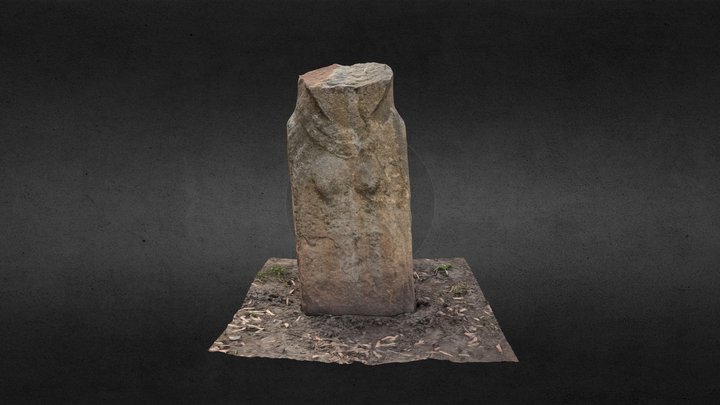 Пол овецька кам'яна баба ХІІІ ст. 3D Model