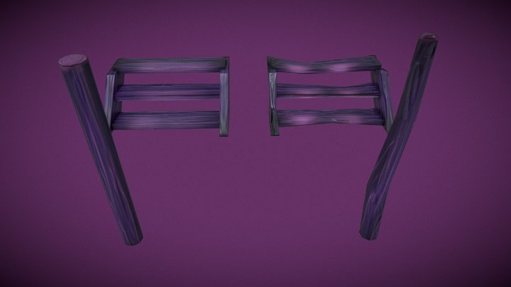 Project: LUCID's Pool Stairs n Poles 3D Model