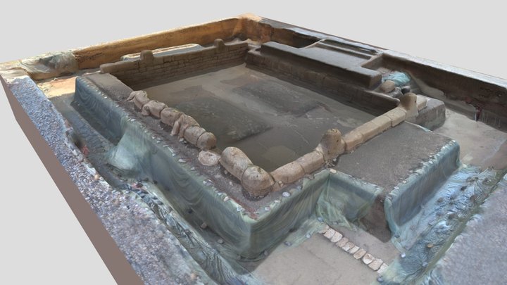 Teopantecuanitlan - Sunken Patio 3D Model
