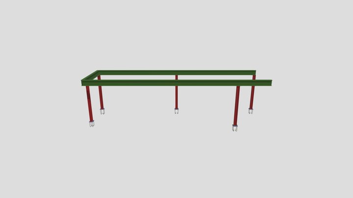 VIGAS LAJE 3D Model