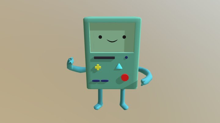 BMO of Adventure Time 3D Model