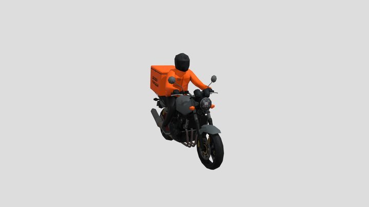 HONDA CB400SF - Dodo Pizza 3D Model