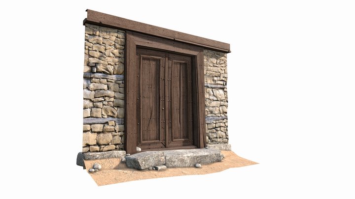 Rustic Door – Modèle 3D gratuit STL