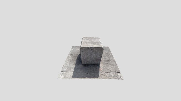 Granite ledge 3D Model