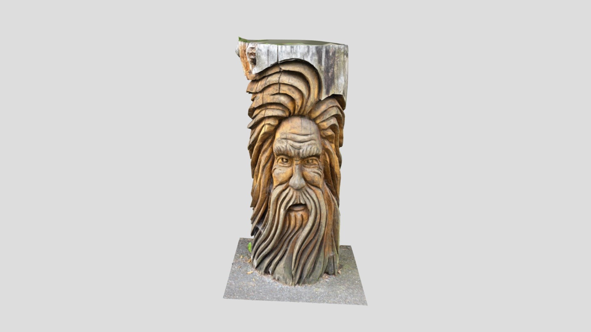 Wooden Statut - Download Free 3D model by skillercs [b55d136] - Sketchfab