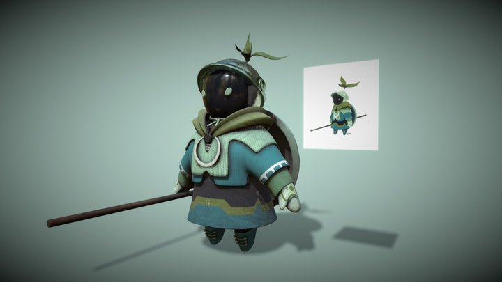 Forest knight 3D Model