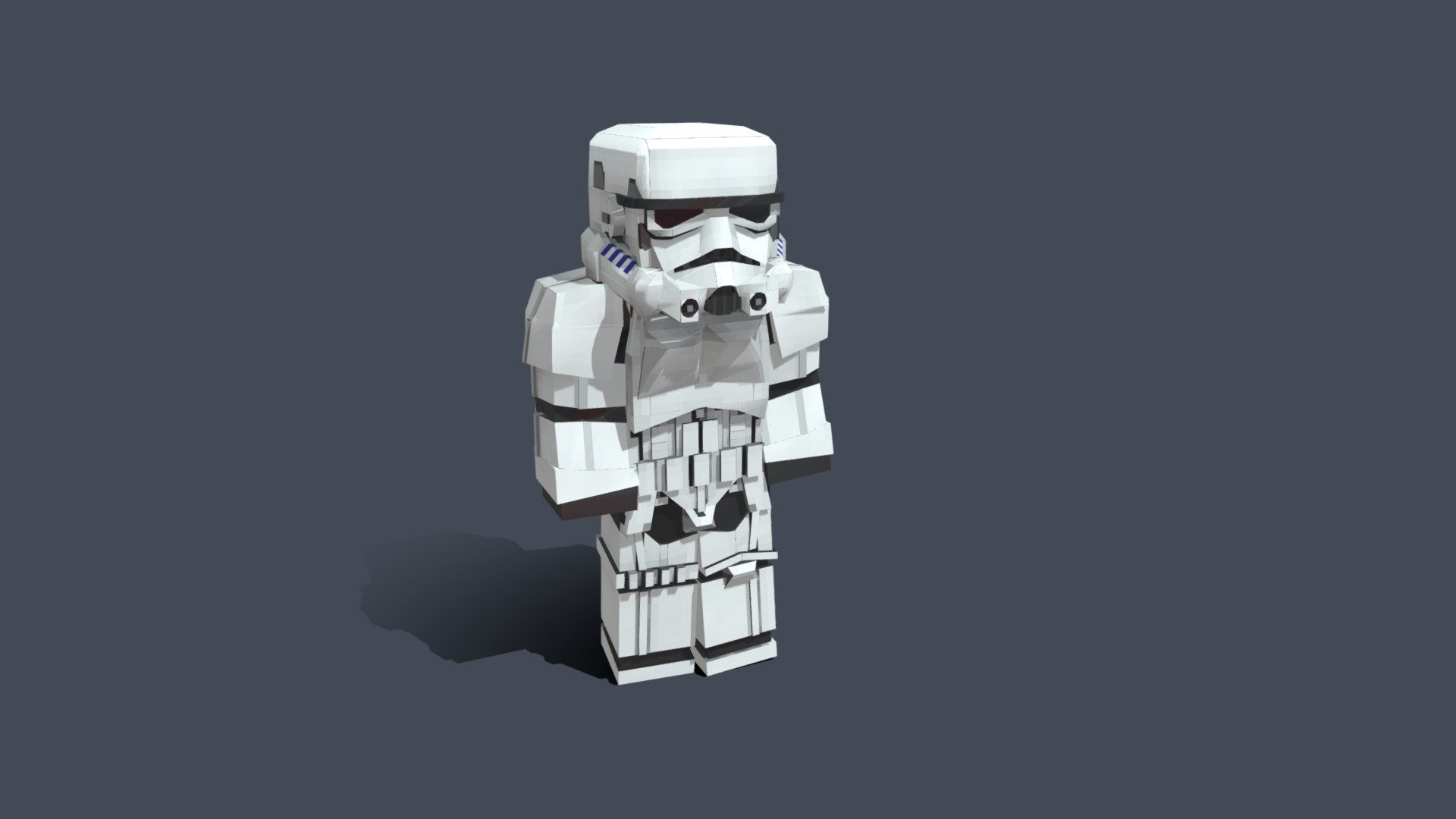 Stormtrooper Minecraft model Star Wars Armor 3D model by W'Projects