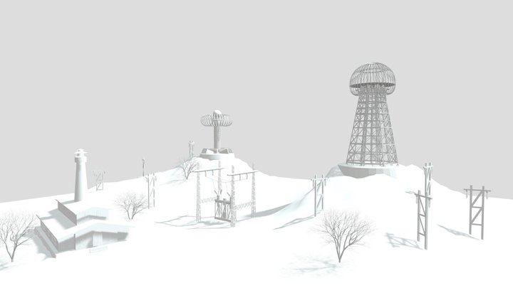 Tesla crazy experiment (blocking) 3D Model