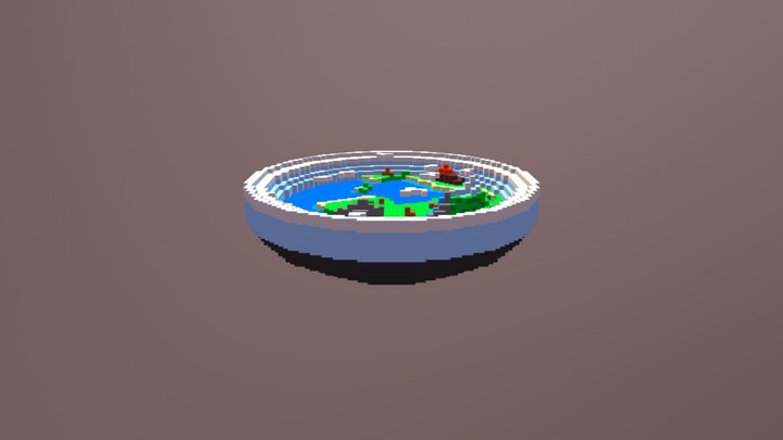 Flat Earth 3D Model