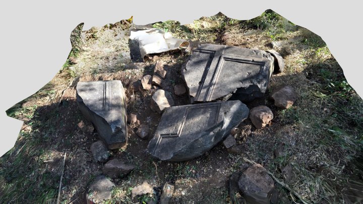 San Miguel Ixtapan - ICAMEX Slab Fragments 3D Model