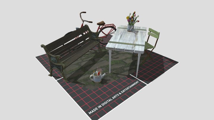 DAE 5 Finished props - Grandma's House 3D Model