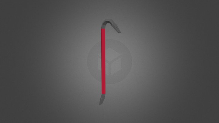 Crowbar (Low-poly) 3D Model