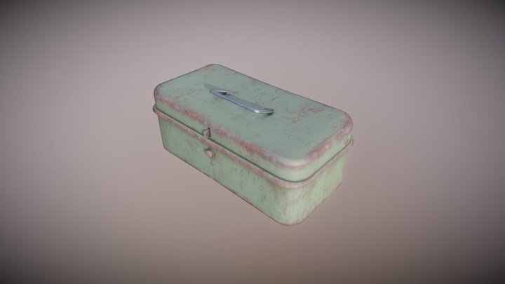 Old tool box 3D Model