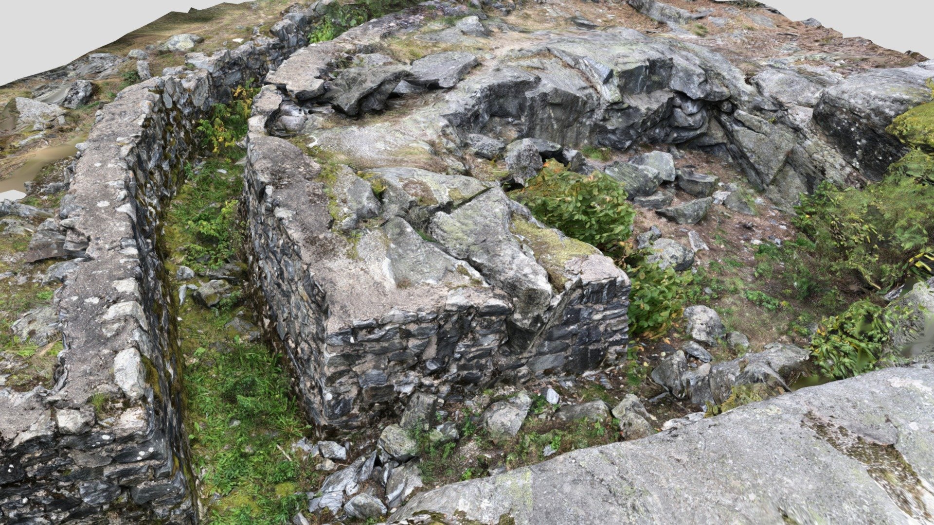 WW1 trench in Karhulinna, Rauma, Finland