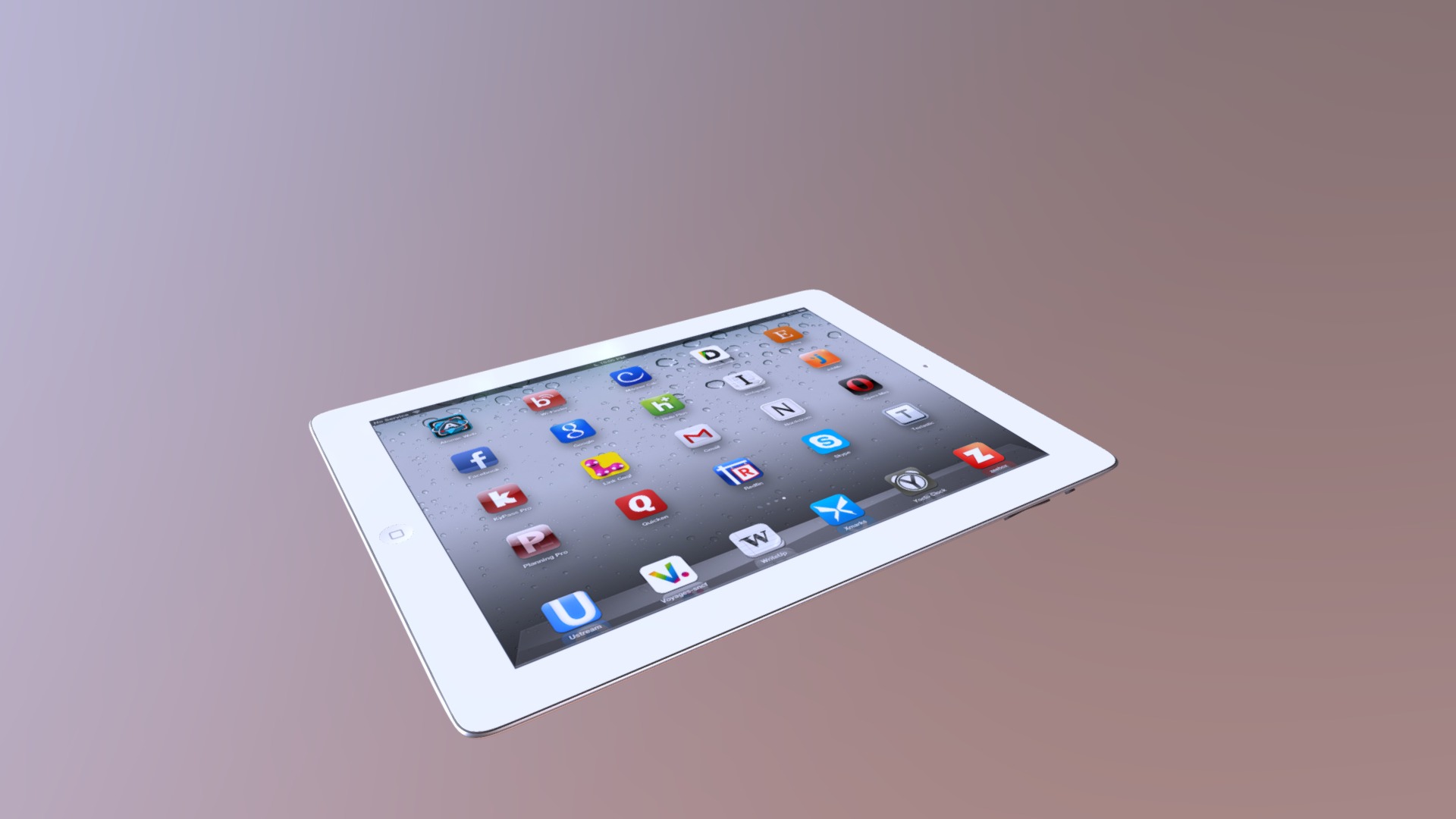 3D model Ipad Generic - This is a 3D model of the Ipad Generic. The 3D model is about graphical user interface, application.