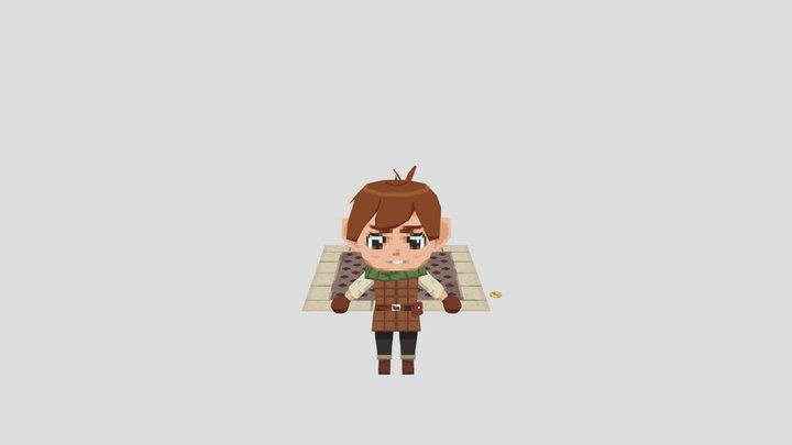 Lowpoly Chilchuck 3D Model