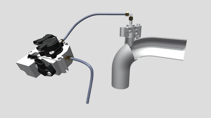 Doser Valve Diagram 3D Model