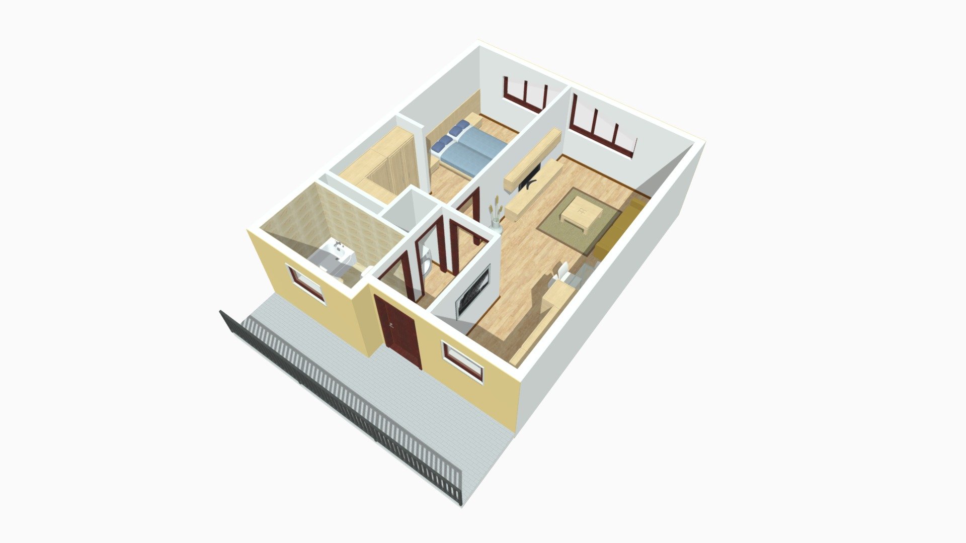 Mansarda Via Boncompagni Milano — Sketchfab embed 3D viewer