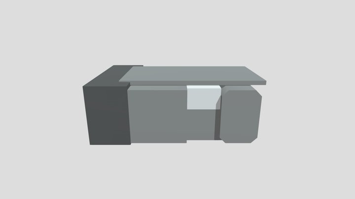 scifi hallway | Low poly style 3D Model