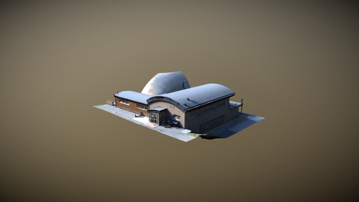 Tennis Club House 3D Model