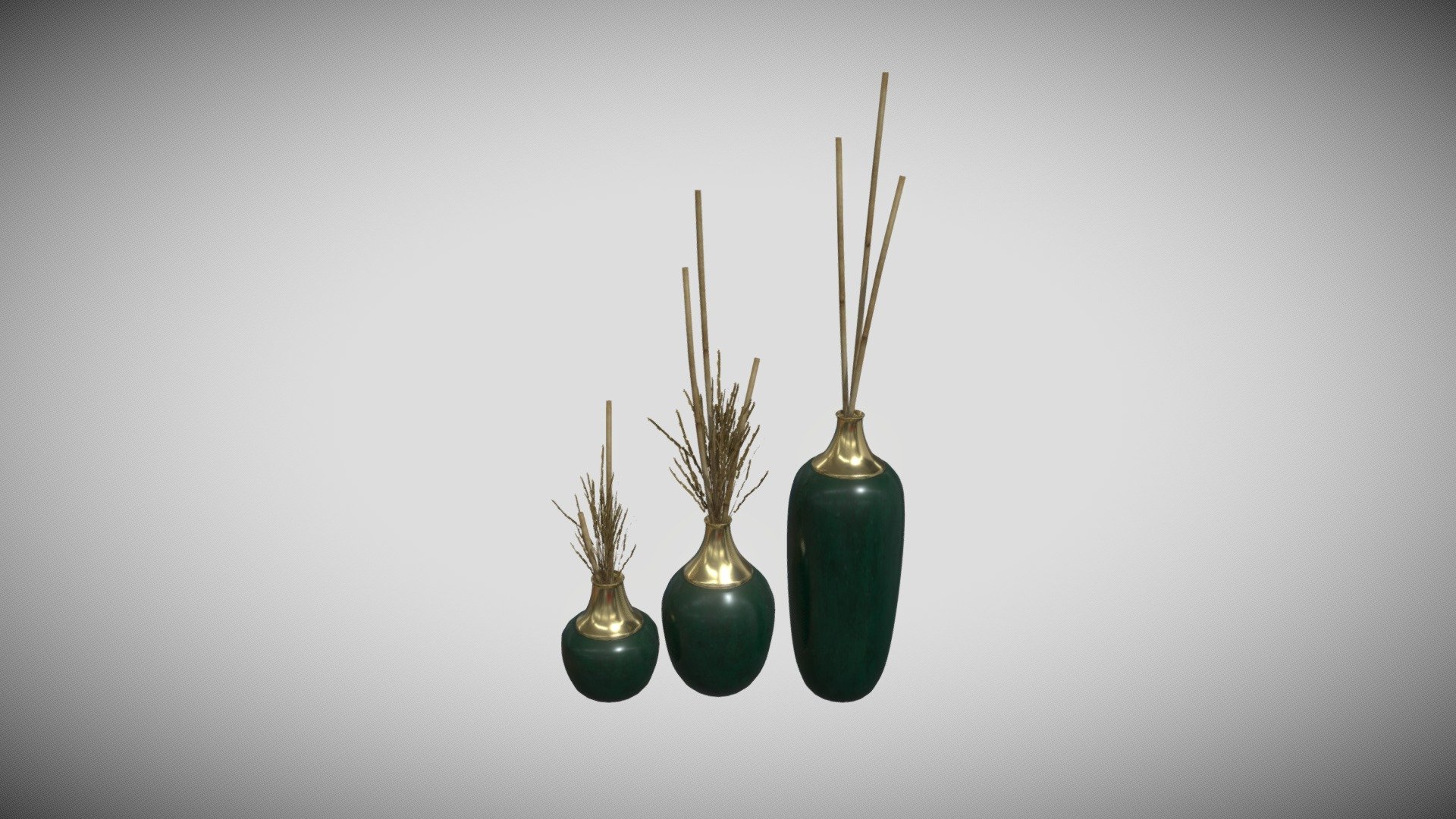 Vase and Wheat Branches Variations (Free)