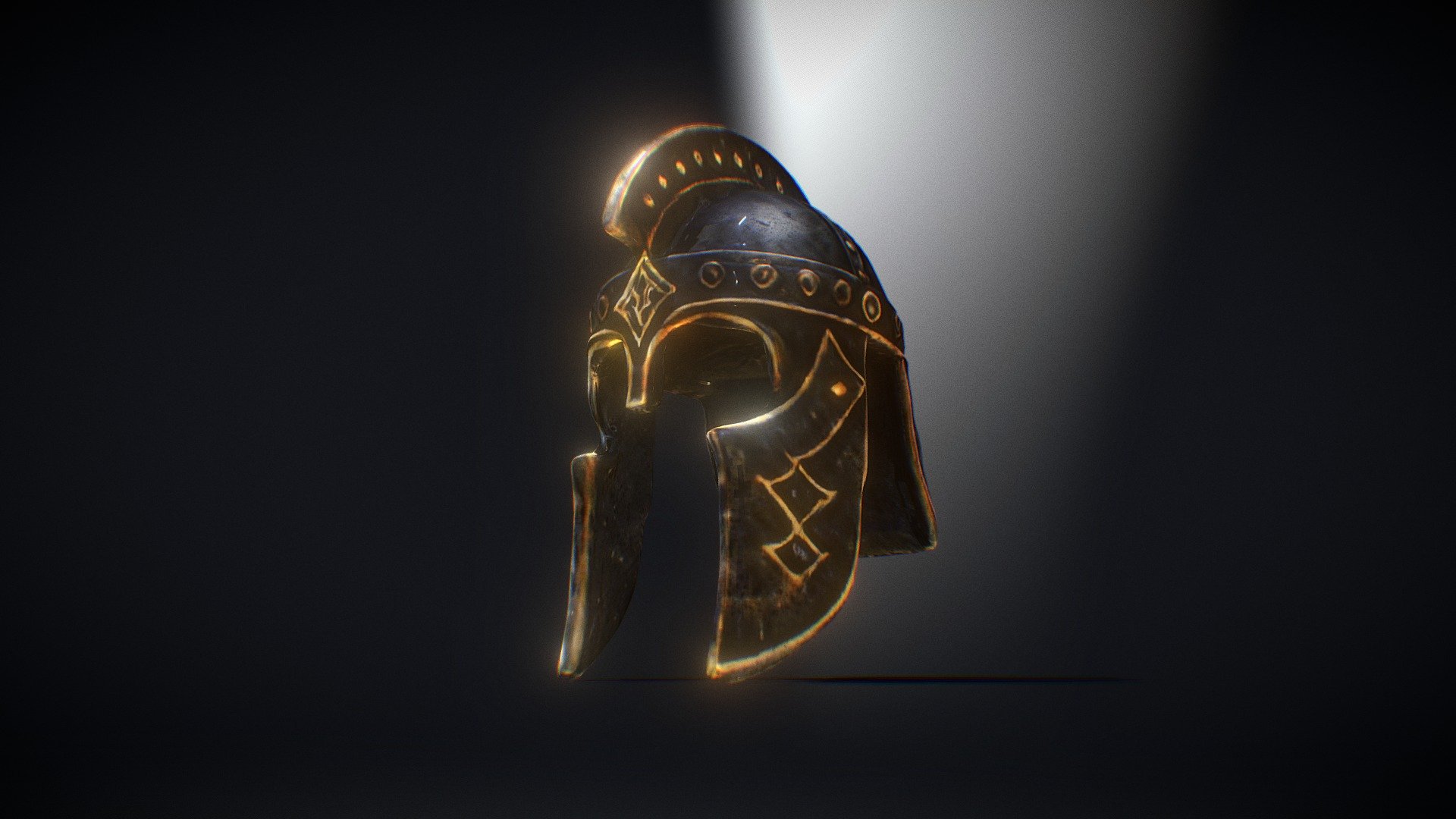 Black gladiator helmet - Buy Royalty Free 3D model by scorp ...