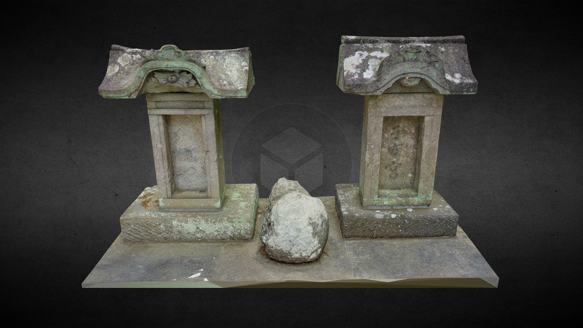 千葉県木更津市 諏訪神社 石祠 — Sketchfab embed 3D viewer