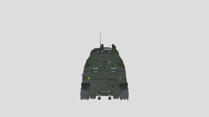 M4A2 Sherman 3D Model