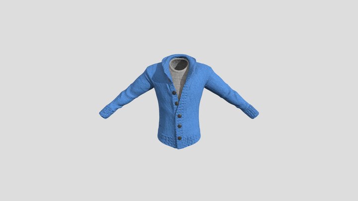 Pull over Sweater 3D Model