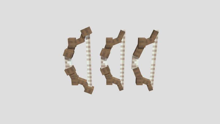 Wooden Bow 3D Model