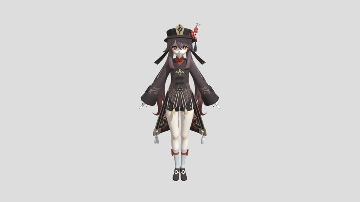 [Genshin Impact] Hu Tao – Modello 3D gratuito STL