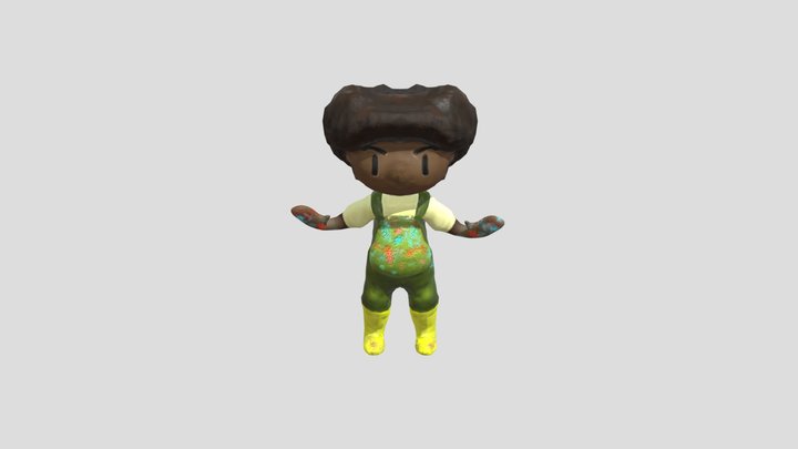 CHIBI FBX SKETCHFAB 3D Model