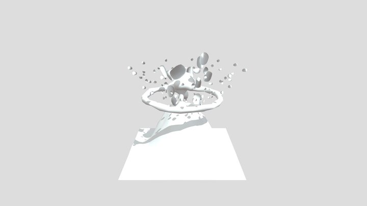 Volcano Model 3D Model