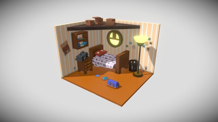 Mae's Room 3D Model