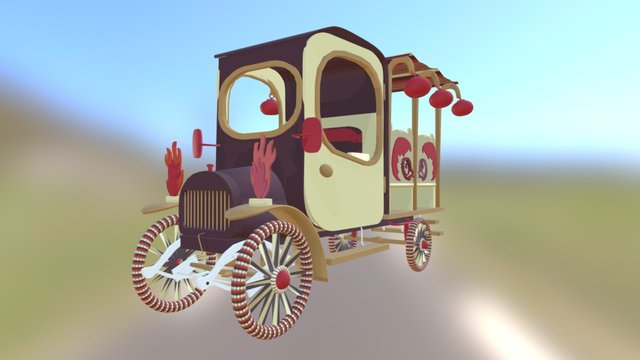 Camion Garford en Fête! 3D Model