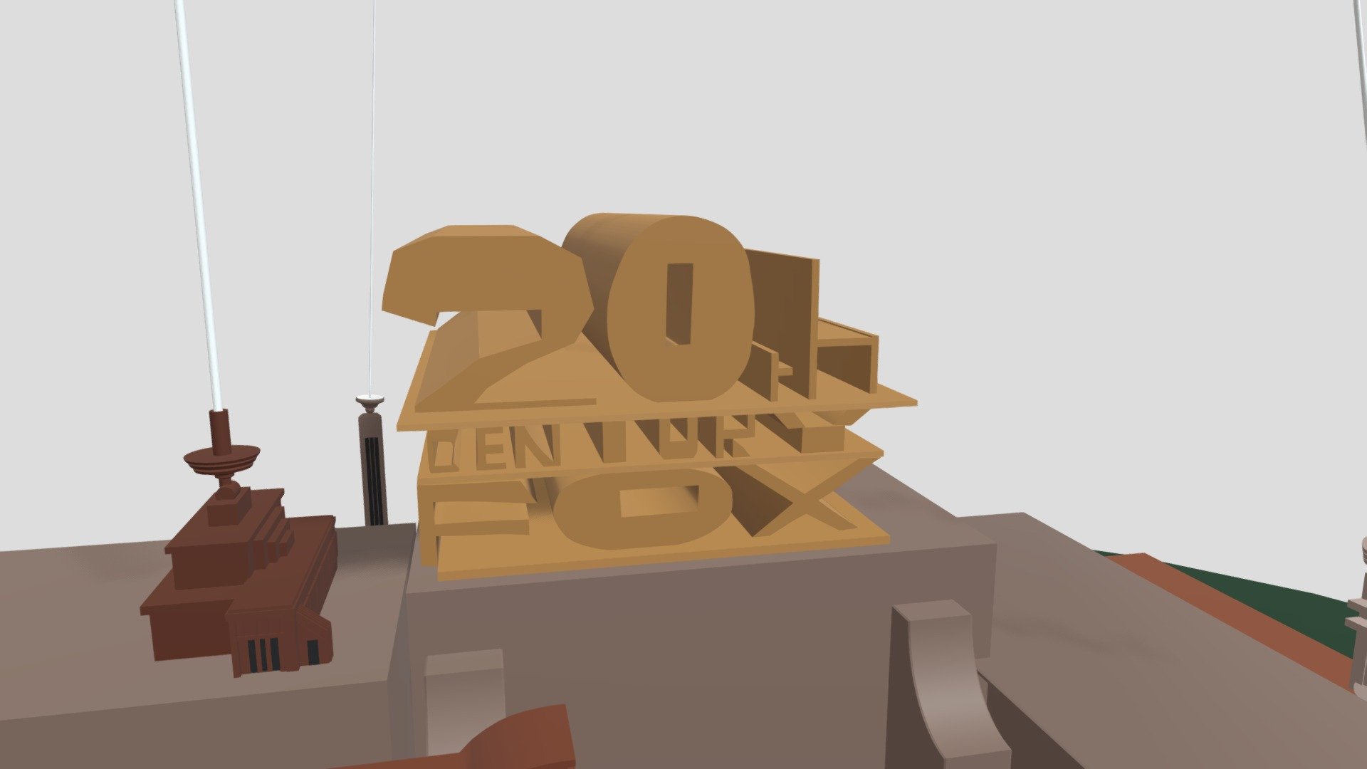 20th Century Fox Logo Blocksworld Variant By R 3d Model By Bobby The 20th Century Fox Logo Blocksworld Variant By R 3d Model By Bobby The
