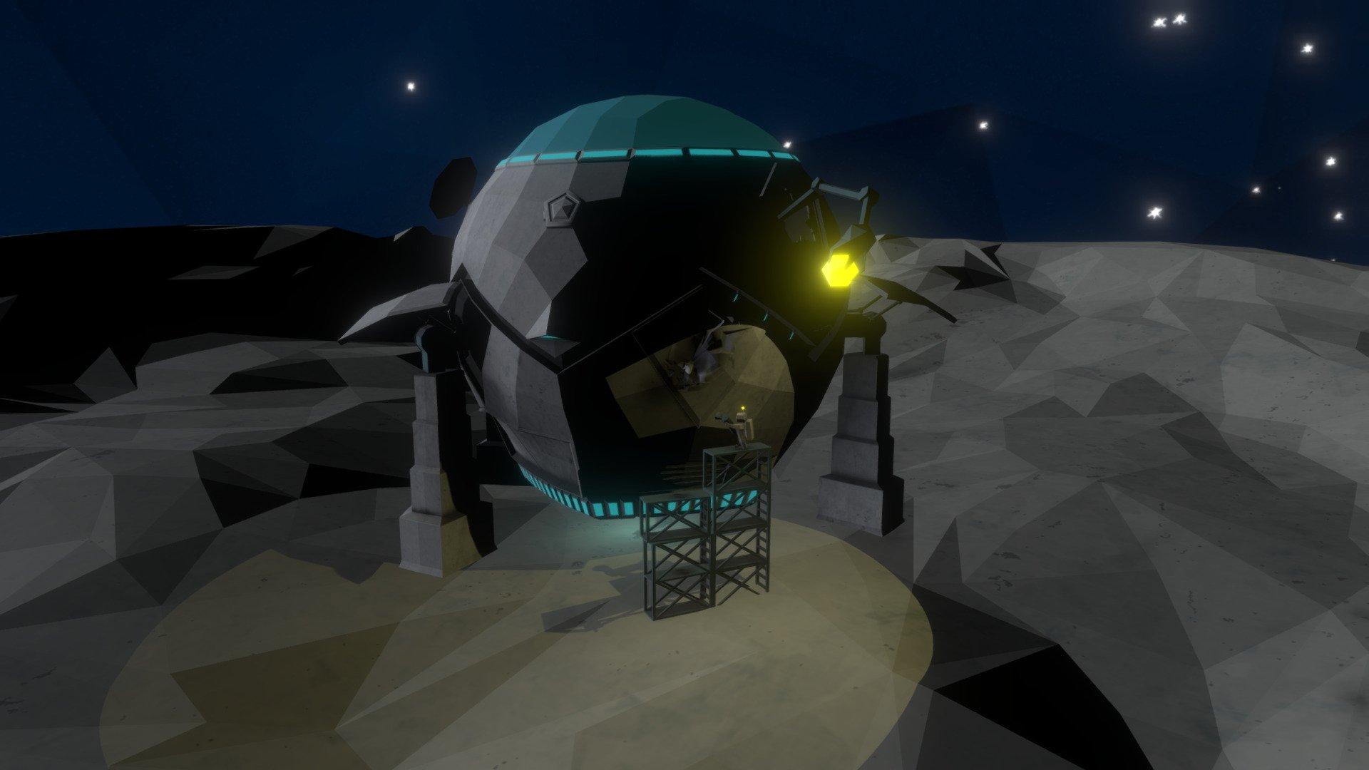Low poly scene_01_demo