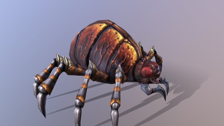 Mutant Spider 3D Model