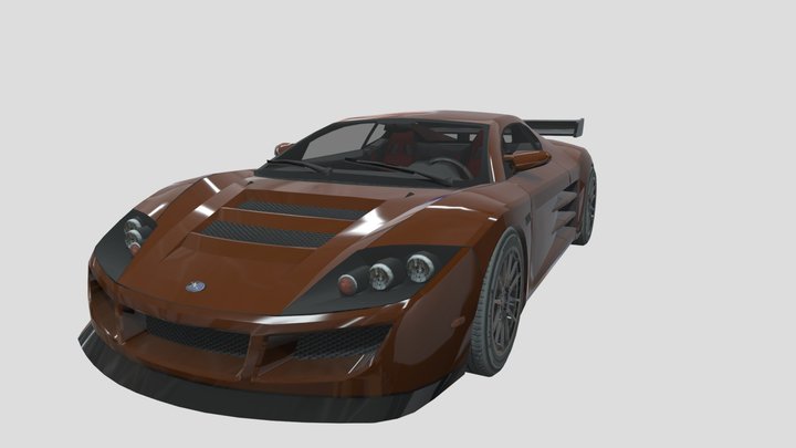 tuned r195 dx (burnout revenge) – Kostenloses 3D-Modell STL