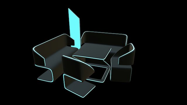 Lamed Bar Set 3D Model