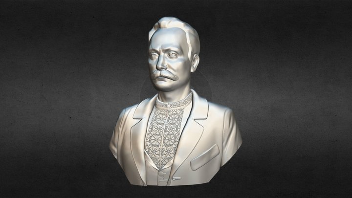 Ivan Franko relief 3D Model