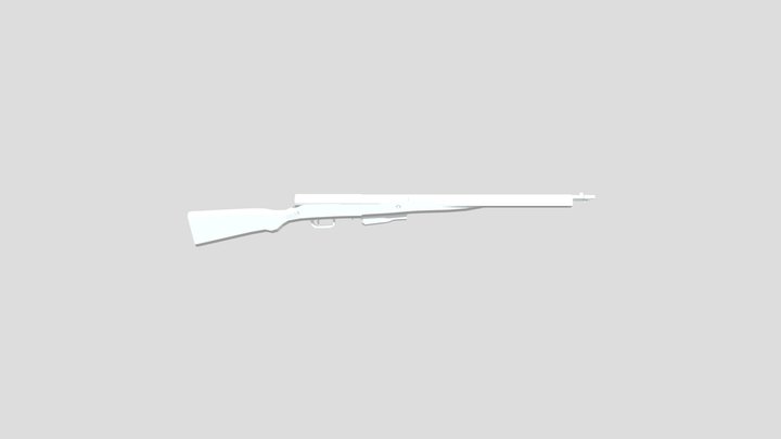 Custom SKS 3D Model