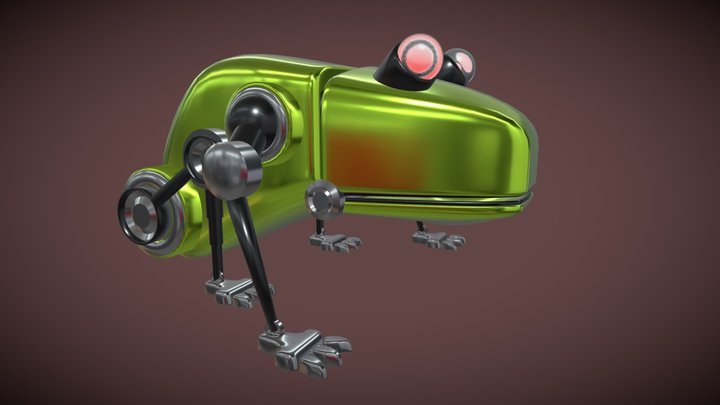 Frogbot 3000 3D Model