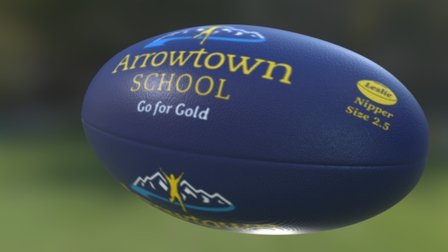 Arrowtown School Ball Mockup 3D Model